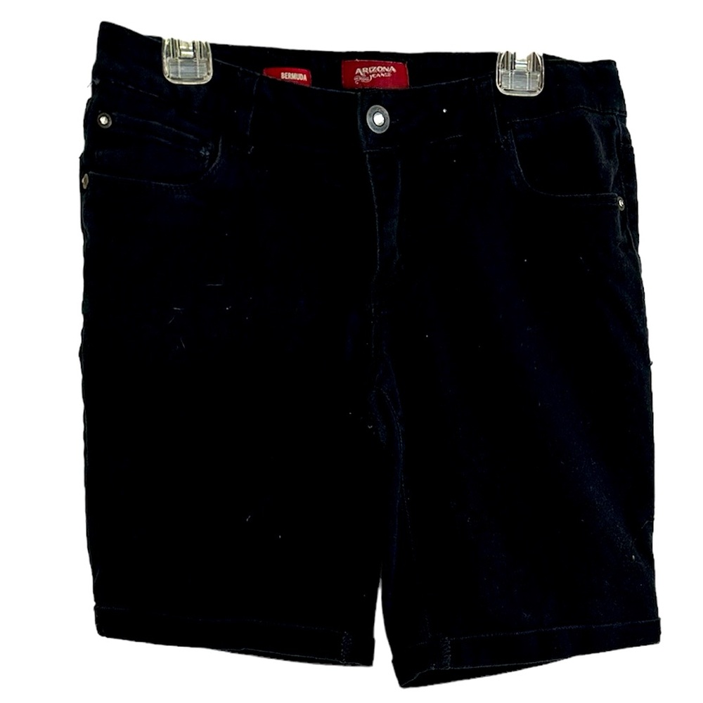Arizona black Bermuda denim shorts girl 16